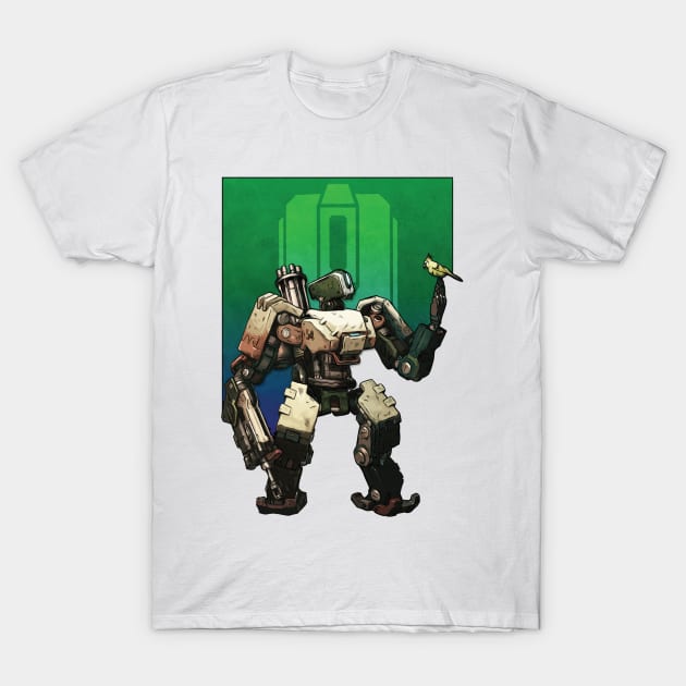 Overwatch - Bastion T-Shirt by LiamShaw